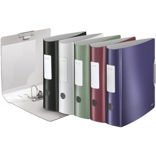 Lot de 5 : Leitz A4 75mm 180 Degre actif Style Classeur a levier - Couleurs assorties