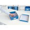 Leitz Wow Click & Store 60570036 Petite Boite de Rangement Systeme de Compartiment A5 Bleu