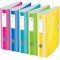 Leitz Classeur a  Levier A4 Active, Dos Arrondi 82mm, Fixation elastique, Polyfoam Leger, WOW, Rose, 11060023