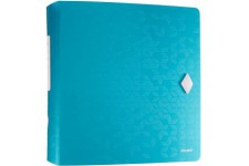 Leitz Classeur a  Levier A4 Active, Dos Arrondi 82mm, Fixation elastique, Polyfoam Leger, WOW, Menthe, 11060051