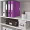 Leitz Classeur a  Levier A4 Active, Violet, Dos Arrondi 65mm, Fixation elastique, Polyfoam Leger, WOW, 11070162