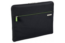 Leitz Pochette pour ordinateur portable 13.3â€œ, 7 poches de rangement, Noir, Polyester Deperlant, Smart Traveller, 60760095