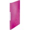 Leitz Reliure Protege-Documents A4, 20 Pochettes, 40 Pages, Pochettes Transparentes, Rose Metallise, WOW, 46310023