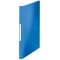 Leitz Reliure Protege-Documents A4, 40 Pochettes, 80 Pages, Pochettes Transparentes, Bleu Metallise, WOW, 46320036