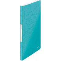 Leitz Reliure Protege-Documents A4, 40 Pochettes, 80 Pages, Pochettes Transparentes, Menthe Metallise, WOW, 46320051