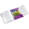 Leitz Trieur A4, Contient jusqu'a  200 Feuilles, Index Integre a  6 Onglets, Fermeture elastique, Violet Metallise, WOW, 4633006