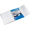 Leitz Trieur A4, Contient jusqu'a  200 Feuilles, Index Integre a  12 Onglets, Fermeture elastique, Bleu Metallise, WOW, 46340036