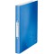 Leitz Wow Classeur 2 Anneaux Ronds 25 mm - Bleu Metallise