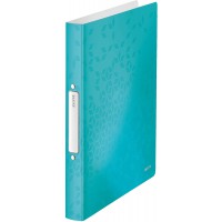 Leitz Wow Classeur 2 Anneaux Ronds 25 mm - Menthe Metallise