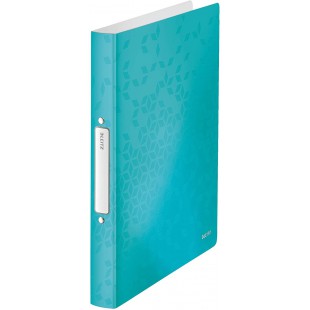 Leitz Wow Classeur 2 Anneaux Ronds 25 mm - Menthe Metallise