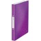 Leitz Wow Classeur 2 Anneaux Ronds 25 mm - Violet Metallise