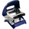 Leitz Perforatrice Sans Effort, Capacite 30 Feuilles, Bleu titan, Metal, Reglette de Guidage avec Reperes, Style, 50060069