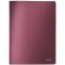 Leitz Reliure Protege-Documents A4, 20 Pochettes, 40 Pages, Pochettes Transparentes, Grenat, Style, 39580028