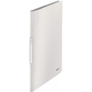Leitz Reliure Protege-Documents A4, 40 Pochettes, 80 Pages, Pochettes Transparentes, Blanc, Style, 39590004