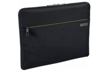 Leitz Pochette pour ordinateur portable 15.6â€œ, 7 poches de rangement, Noir, Polyester Deperlant, Smart Traveller, 62240095