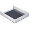 Leitz Corbeille a  Courrier A4, Blanc/Gris, WOW, 53611001