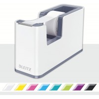 Leitz Devidoir, Base Lourde avec Ruban Adhesif, WOW, Blanc Perle/Gris