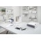 Leitz Devidoir, Base Lourde avec Ruban Adhesif, WOW, Blanc Perle/Gris