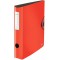 LEITZ 10481020 - Archivador de palanca polyfoam 180º lomo curvado cierre con goma Active Solid DIN A4 65 mm. color rojo