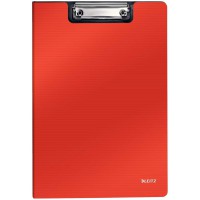 LEITZ 39621020 - Carpeta miniclip SOLID PP DIN A4 fabricada en Polifoam color rojo