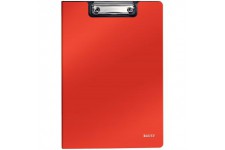 LEITZ 39621020 - Carpeta miniclip SOLID PP DIN A4 fabricada en Polifoam color rojo