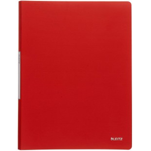LEITZ 45641020 - Carpeta de fundas SOLID PP 20 fundas DIN A4 color rojo