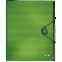 LEITZ 45691050 - Carpeta clasificador SOLID PP 6 separadores DIN A4 color verde