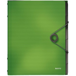 LEITZ 45691050 - Carpeta clasificador SOLID PP 6 separadores DIN A4 color verde
