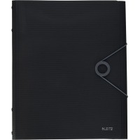 LEITZ 45691095 - Carpeta clasificador SOLID PP 6 separadores DIN A4 color negro