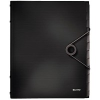 LEITZ 45701095 - Carpeta clasificador SOLID PP 12 separadores DIN A4 color negro