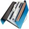 LEITZ 45791030 - Carpeta acordeon SOLID PP con 6 separadores ma¡s 1 extra ancho DIN A4 color azul
