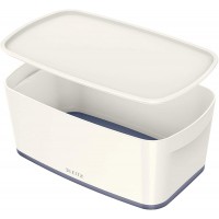 Leitz Boite de Rangement 5 Litres avec Couvercle, Waterproof, Blanc