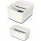 Leitz Bac de Rangement MyBox, Format Long, Waterproof, Blanc