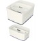 Leitz Organiseur avec Poignee MyBox, Grande Taille, Waterproof, Blanc