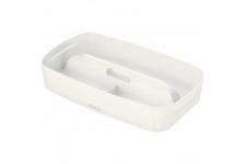 Leitz Organiseur avec Poignee MyBox, Petite Taille, Waterproof, Blanc