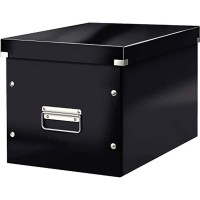 Leitz Cube de Rangement, Grande Taille, Noir, Click & Store, 61080095