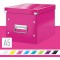 Leitz 61090023 Click & Store Boite de rangement cubique Taille M Rose