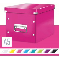 Leitz 61090023 Click & Store Boite de rangement cubique Taille M Rose