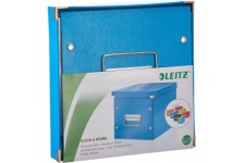Leitz 61090036 Click & Store Boite de rangement cubique Taille M Bleu
