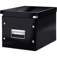 Leitz Cube de Rangement, Taille Moyenne, Noir, Click & Store, 61090095