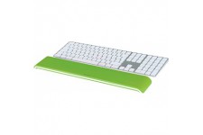 Leitz Ergo WOW Repose-Poignet Ajustable pour Clavier, Hauteur Reglable sur 2 Positions, Vert/Blanc, 65230054