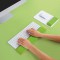 Leitz Ergo WOW Repose-Poignet Ajustable pour Clavier, Hauteur Reglable sur 2 Positions, Vert/Blanc, 65230054