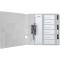 Leitz Intercalaires 1-6, Imprimable sur PC, A4, Extra-Large, Plastique Ultra-Resistant, Blanc/Noir, WOW, 12140000