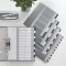 Leitz Intercalaires 1-6, Imprimable sur PC, A4, Extra-Large, Plastique Ultra-Resistant, Blanc/Noir, WOW, 12140000