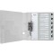 Leitz Intercalaires 1-12, Imprimable sur PC, A4, Extra-Large, Plastique Ultra-Resistant, Blanc/Noir, WOW, 12160000