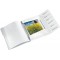 Leitz Trieur A4, Contient jusqu'a  200 Feuilles, Index Integre a  6 Onglets, Fermeture elastique, Blanc, WOW, 46330001