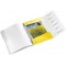 Leitz Trieur A4, Contient jusqu'a  200 Feuilles, Index Integre a  6 Onglets, Fermeture elastique, Jaune, WOW, 46330016