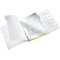 Leitz Trieur A4, Contient jusqu'a  200 Feuilles, Index Integre a  6 Onglets, Fermeture elastique, Jaune, WOW, 46330016