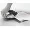 Leitz Mini-Perforateur, 10 Feuilles, Reglette de Guidage avec Marquages des Formats, Metal, WOW, 50601095 - Noir