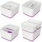 Boite de rangement Leitz MyBox WOW, format large, avec couvercle, Violet